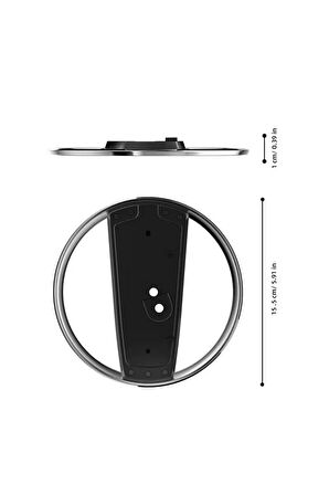 PS5 / PS5 Slim Konsol Diskli ve Dijital Model için Vidalı Metal Dikey Stand