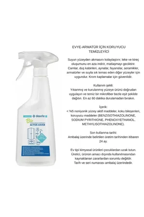 EVYE VE ARMATÜRLER İÇİN ACTİVE COVER PLUS UZUN SÜRELİ YÜZEY KORUYUCU TEMİZLEYİCİ