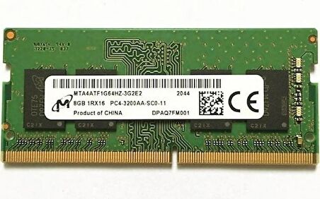 MTA 8GB DDR4 3200Mhz CL22 Notebook Ram