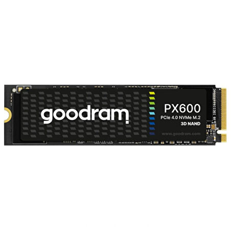 GOODRAM 2TB PX600 Gen4x4 M.2 NVMe SSD (5000MB Okuma / 3200MB Yazma) SSDPR-PX600-2K0-80