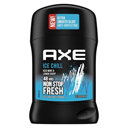 Axe Ice Chill Pudrasız Ter Önleyici Leke Yapmayan Erkek Stick Deodorant 50 ml