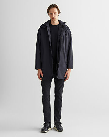 GANT Erkek Siyah Kapüşonlu Mont