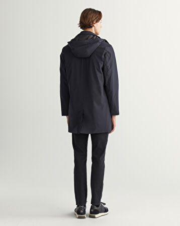 GANT Erkek Siyah Kapüşonlu Mont