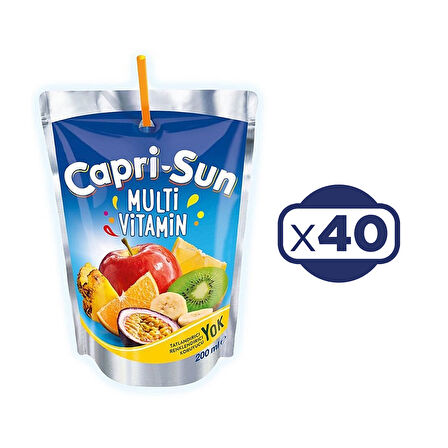 Capri - Sun Multi Vitamin 200 ml x 40 Adet