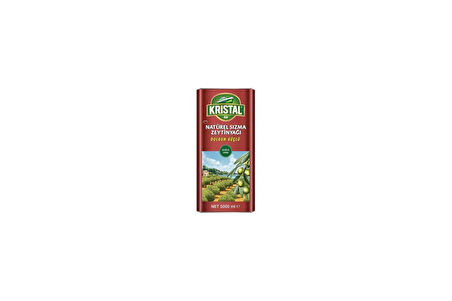 Kristal Natürel Sızma Zeytinyağı Dolgun Güçlü Teneke 5 L