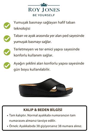 Kadın Ortopedik Konfor Modeli Günlük Terlik Yumuşak Anatomik Tabanlı Rahat Dışarı & Ev İçi Terliği