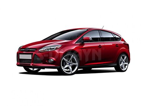 S-Dizayn Ford Focus 3 HB Krom Cam Çıtası 8 Prç 2011-2018