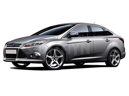 S-Dizayn Ford Focus 3 SD Krom Cam Çerçevesi 16 Prç 2011-2018