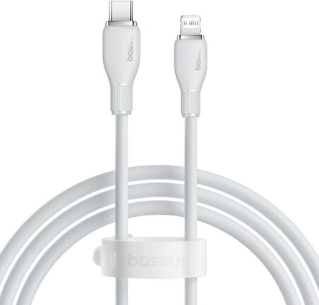 Baseus Süper Hızlı 1.2Mt 20W Type-C to İphone Şarj Kablosu, Akım ve Isı Korumalı, Esnek Kopmaz Bozulmaz Kablo