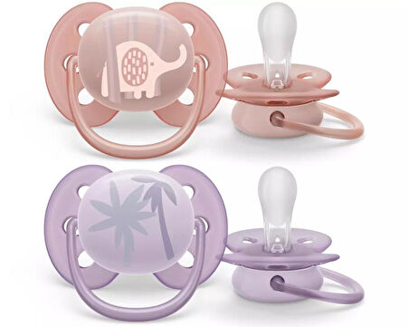 Philips Avent Ultra Yumuşak Emzik 0-6 Ay Kız