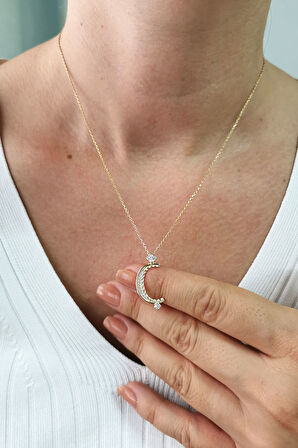 Altın Burgu Kenar Ç Harf Kolye