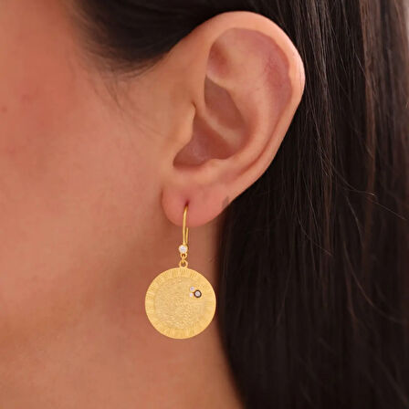 Nisera Isis Altın Küpe