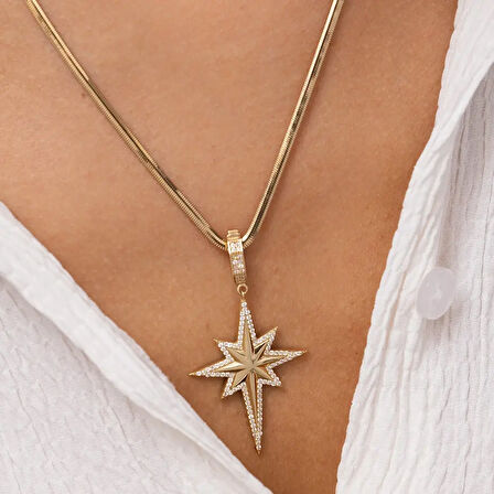 Klipsli Charm Kuzey Yıldızı