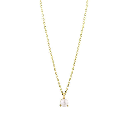Nisera Minimal Pearl Altın Kolye