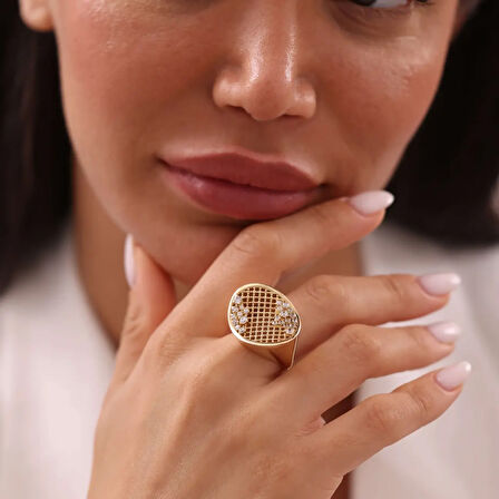 Nisera Floa Altın Yüzük