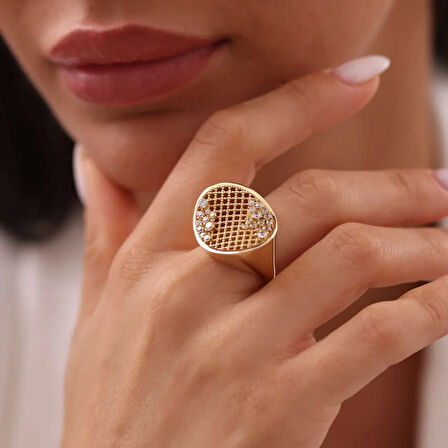 Nisera Floa Altın Yüzük