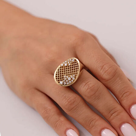 Nisera Floa Altın Yüzük