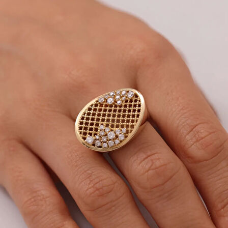 Nisera Floa Altın Yüzük