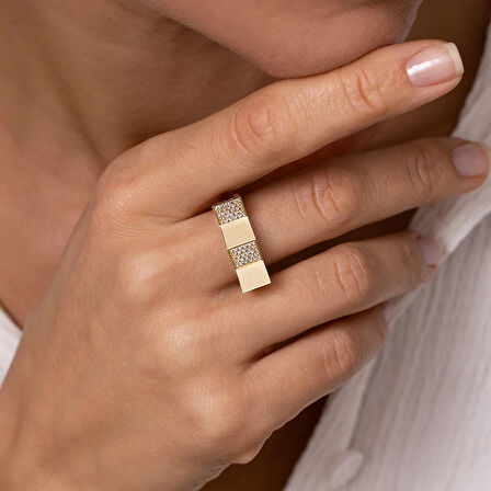 Üç Boyutlu Mega Altın Yüzük