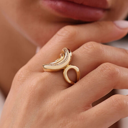 Nisera Armonia Altın Yüzük