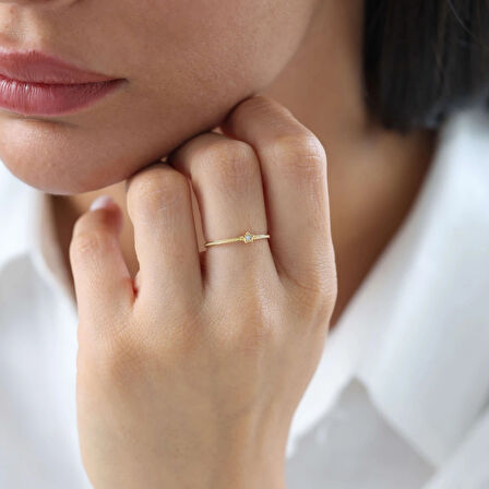 Nisera Sif Yıldız Altın Yüzük