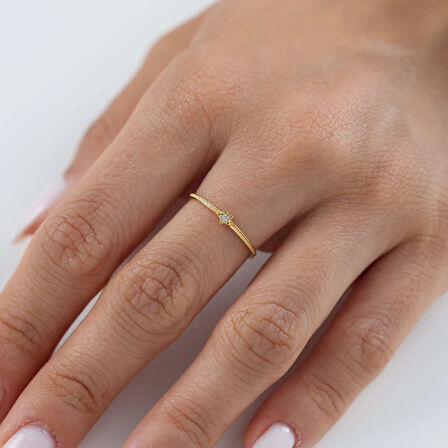 Nisera Sif Yıldız Altın Yüzük