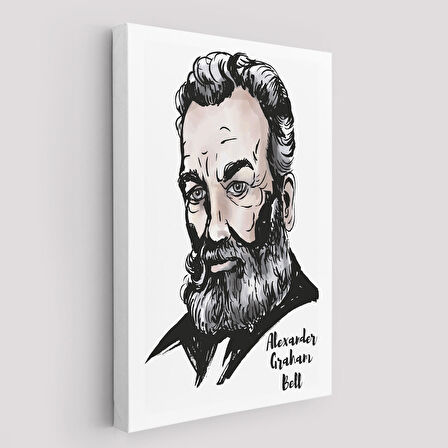 Alexander Graham Bell Dekoratif Kanvas Tablo-5916