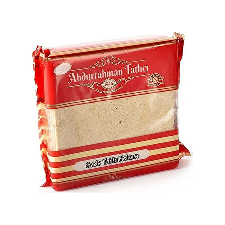 Abdurrahman Tatlıcı Tahin Helvası Sade 300 G