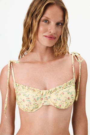 Sonya Bandeau Balen Çiçekli Bikini Üstü