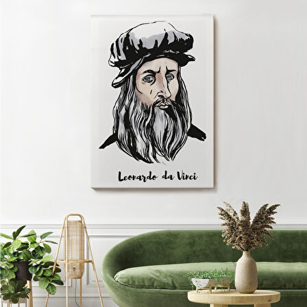 Leonardo da Vinci Dekoratif Kanvas Tablo-5918