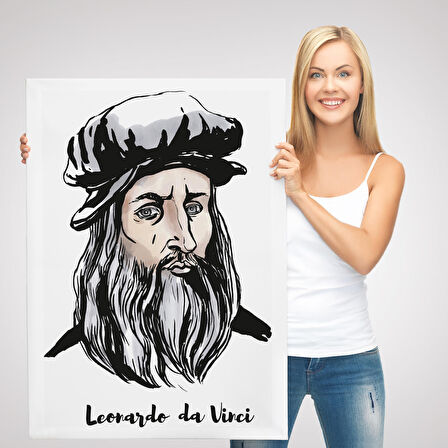 Leonardo da Vinci Dekoratif Kanvas Tablo-5918