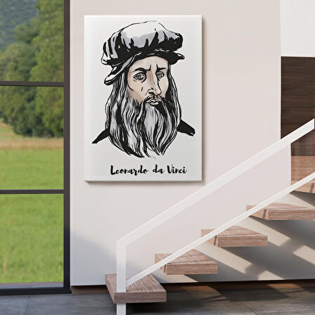 Leonardo da Vinci Dekoratif Kanvas Tablo-5918