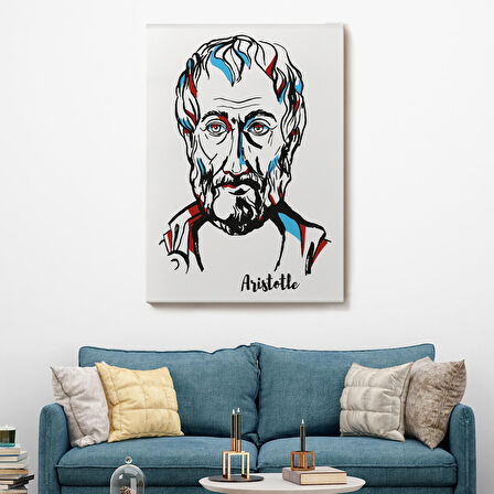 Aristoteles Dekoratif Kanvas Tablo-5919