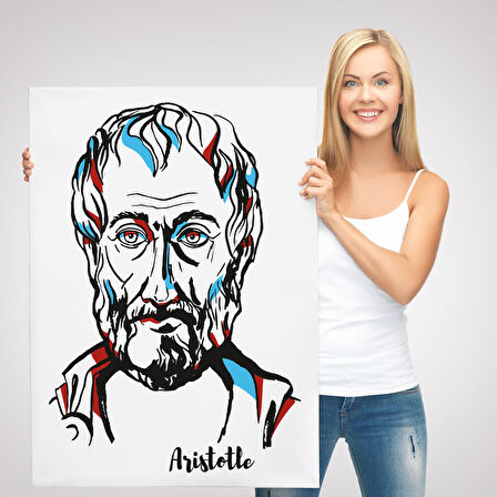 Aristoteles Dekoratif Kanvas Tablo-5919