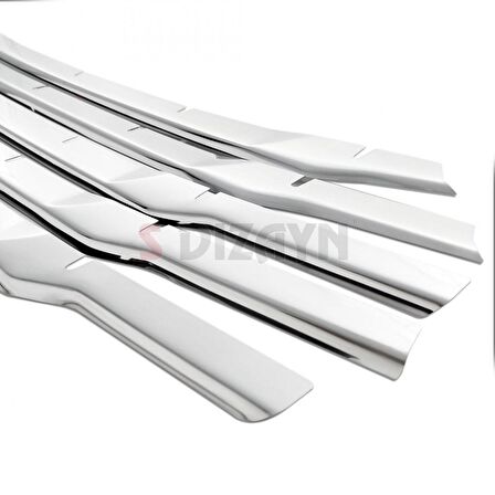 S-Dizayn Ford Courier Krom Ön Panjur 5 Prç. 2018 ve Üzeri