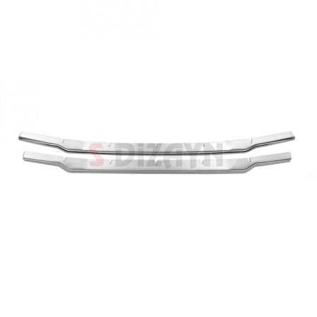 S-Dizayn Ford Courier Krom Ön Tampon Çıtası 2 Prç. 2018 Üzeri