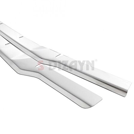 S-Dizayn Ford Courier Krom Ön Tampon Çıtası 2 Prç. 2018 Üzeri