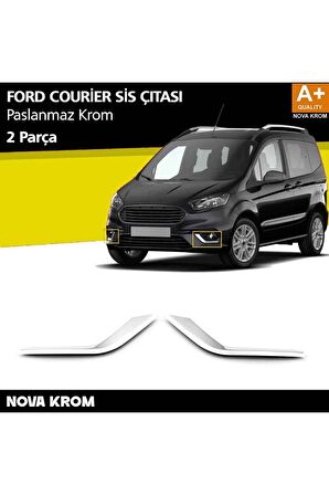 Ford Courier Krom Sis Farı Çerçevesi 2 Prç. 2018 ve Üzeri