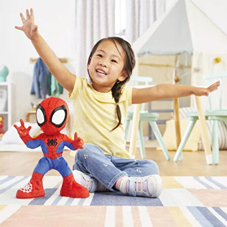 Peluş Spider-Man Spidey Amazing Friends Dans Eden İnteraktif Figür Pelüş