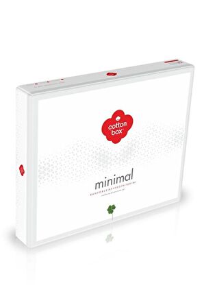 Cotton Box Minimal Çift Kişilik Nevresim Takımı Oniks Karamel