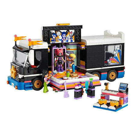 LEGO Friends, Pop Star Turne Bus LEGO Seti,845 parça, +8 yaş