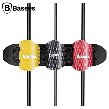 Baseus Cable Fixer Kit Kablo Organizatör Tutucu Ve Ayrıştıcı