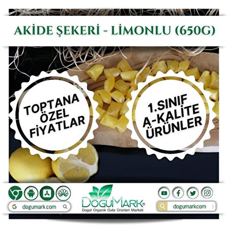 Akide Şekeri – Limonlu (650g)