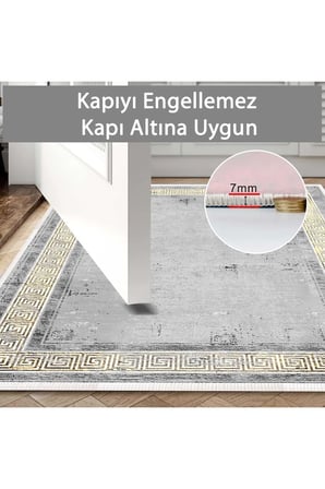 Banyo Paspası, Yumuşak Banyo Halısı, Kaymaz Dot Tabanlı, Yıkanabilir - 60x100