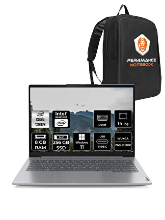 Lenovo ThinkBook 14 G6 i5 13420H 8GB DDR5 256GB SSD 14'' FHD+ W11P Dizüstü Bilgisayar & PER4 ÇANTA