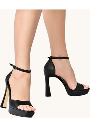 ForeverSoles Kadın Ekru Nude Kaliteli Materyal Platform Topuklu Yuvarlak Burun Stiletto Ayakkabı Düğün Nişan Davet