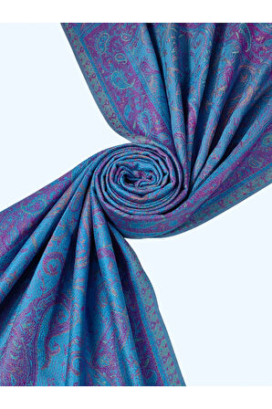 Işıl İpek - Etnik Desen Paşmina Şal 75x190