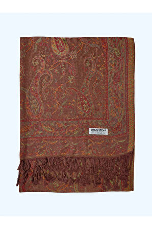 Işıl İpek - Etnik Desen Paşmina Şal 75x190