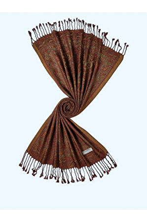 Işıl İpek - Etnik Desen Paşmina Şal 75x190