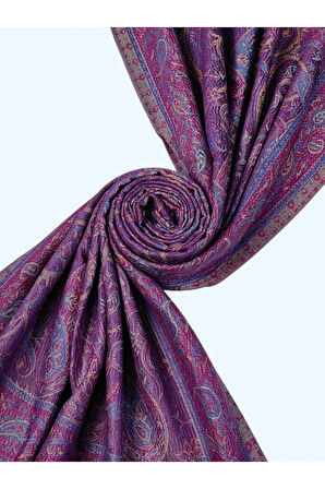 Işıl İpek - Etnik Desen Paşmina Şal 75x190